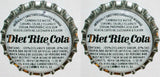 Soda pop bottle caps Lot of 25 DIET RITE COLA cork lined unused new old stock