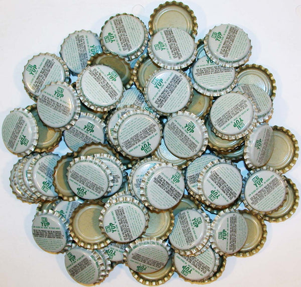 Soda pop bottle caps Lot of 100 DIET YUP #1 plastic lined unused new old stock