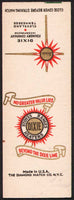 Vintage matchbook cover DIXIE STOVES RANGES Cleveland Tennessee salesman sample