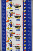 Vintage bread wrapper DONALD DUCK SUNLITE Walt Disney Big Spring Fort Worth Texas