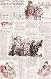 Vintage magazine ad DOTTY DARLING AND THE KEWPIES from 1910 Rose O'Neill artwork