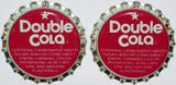 Soda pop bottle caps Lot of 100 DOUBLE COLA plastic lined unused new old stock