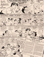 Vintage magazine ad DREFT DUZ IVORY SOAP 1949 with Lil Abner cartoon Daisy Mae