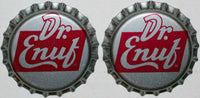Soda pop bottle caps Lot of 100 DR ENUF plastic lined unused new old stock