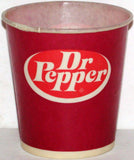 Vintage paper cups DR PEPPER Lot of 3 different new old stock n-mint+ condition