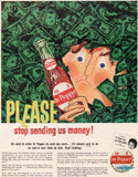 Vintage magazine ad DR PEPPER 1960 Diamond Jubilee year Stop Sending Us Money