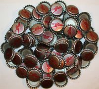 Soda pop bottle caps Lot of 100 DR PEPPER plastic lined unused new old stock