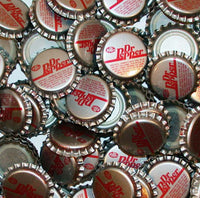 Soda pop bottle caps Lot of 25 DR PEPPER plastic lined unused new old stock