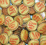Soda pop bottle caps Lot of 12 DUKE CREAM baby pictured cork lined new old stock