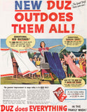 Vintage magazine ad DUZ LAUNDRY DETERGENT 1948 Duz outdoes them all
