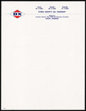 Vintage letterhead DX gas oil petroleum Stone County Oil Crane Missouri n-mint+
