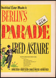 Vintage magazine ad IRVING BERLIN EASTER PARADE movie 1948 Garland and Astaire 2 page