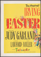 Vintage magazine ad EASTER PARADE movie 1948 Judy Garland Fred Astaire 2 page