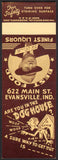 Vintage matchbook cover ED PAINTERS TAVERN Evansville Indiana salesman sample