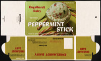 Vintage box ENGELHARDTS ICE CREAM Peppermint Stick Bay City Michigan n-mint condition