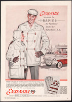 Vintage magazine ad ENSENADA JACKETS 1956 Sunbeam Rapier Coupe de Sport pictured