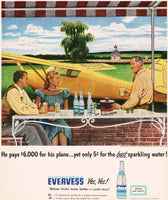 Vintage magazine ad EVERVESS by Pepsi Cola from 1947 with Stevan Dohanos artwork