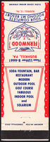 Vintage matchbook cover FERNWOOD Pocono Mountain Resort Bushkill Pennsylvania