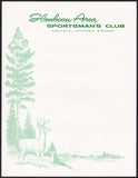 Vintage letterhead FLAMBEAU AREA SPORTSMANS CLUB Park Falls Butternut Wisconsin