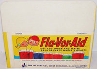 Vintage display FLA-VOR-AID kids Jel Sert West Chicago 72 packages n-mint Rare