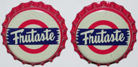 Soda pop bottle caps FRUTASTE Lot of 2 cork lined unused new old stock condition