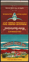 Vintage matchbook cover FURNACE CREEK INN Vacationland Death Valley California