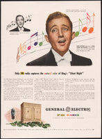 Vintage magazine ad GENERAL ELECTRIC 1944 Radio Bing Crosby Here Come the Waves
