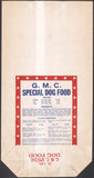 Vintage bag G M C SPECIAL Dog Food 10lbs size Gurley Milling Princeton Selma NC