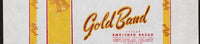 Vintage bread wrapper GOLD BAND Brockelman Worcester Lowell Haverhill Clinton Leominster