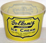 Vintage paper cup GOLLAMS ICE CREAM Lebanon PA new old stock n-mint+ condition