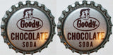 Soda pop bottle caps Lot of 100 GOODY CHOCOLATE boy pictured cork lined new old stock