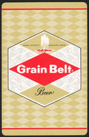 Vintage playing card GRAIN BELT BEER From Perfect Brewing Water geyser pictured