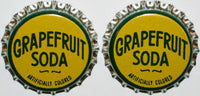 Soda pop bottle caps Lot of 25 GRAPEFRUIT SODA cork lined unused new old stock