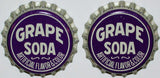 Soda pop bottle caps Lot of 25 GRAPE SODA #1 cork lined unused new old stock