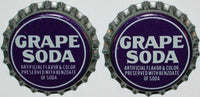 Soda pop bottle caps Lot of 25 GRAPE SODA plastic lined unused new old stock