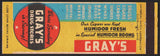 Vintage matchbook cover GRAYS DRUG STORES Drugs Cigars Candy Sundries Cosmetics