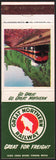 Vintage matchbook cover GREAT NORTHERN RAILWAY Go Great Rocky and train pictured