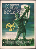 Vintage magazine ad GREEN GIANT SWEET PEAS 1951 Giant and can pictured