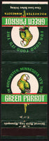 Vintage matchbook cover GREEN PARROT FOOD with bird pictured Rochester Minnesota
