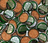 Soda pop bottle caps Lot of 25 GRILLI GINGER ALE cork lined unused new old stock