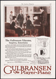 Vintage magazine ad GULBRANSEN The Player Piano from 1923 Dickinson Co Chicago