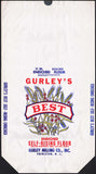 Vintage bag GURLEYS BEST Self-Rising Flour 25lbs Princeton North Carolina unused
