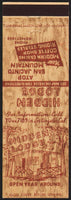 Vintage matchbook cover HIDDEN LODGE San Jacinto Mountain Los Angeles California