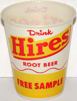 Vintage paper cup HIRES ROOT BEER Free Sample 4oz size new old stock n-mint+