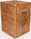 Vintage wood crate HIRES RJ ROOT BEER for 5 Gallon Syrup early one excellent