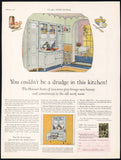 Vintage magazine ad HOOSIER MANUFACTURING 1926 Hoosier Suite kitchen cabinet pictured