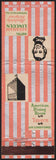 Vintage matchbook cover HOTEL ABRAHAM LINCOLN with his picture Springfield Illinois