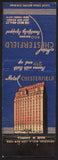 Vintage matchbook cover HOTEL CHESTERFIELD New York City picturing the old hotel