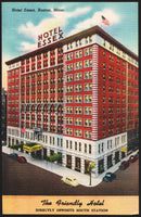 Vintage postcard HOTEL ESSEX Boston Massachusetts picturing the old hotel linen