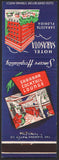 Vintage matchbook cover HOTEL SARASOTA Sarabar Cocktail Lounge Sarasota Florida